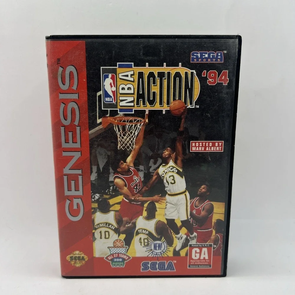 NBA Action 94 |  Sega Genesis |  Box and Cartridge  Only